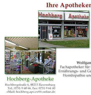 Außenansicht Hochberg-Apotheke